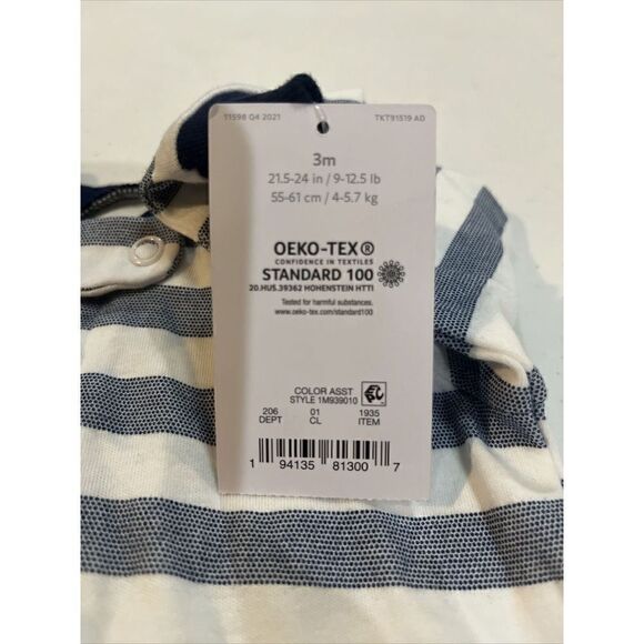 CARTER'S Infant Boy SLEEP & PLAY 3 Months NWT Turtle Design - Picture 5 of 5